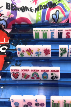 Lucky Charms Mahjong Tiles by Bespoke - Marshmallow Pink