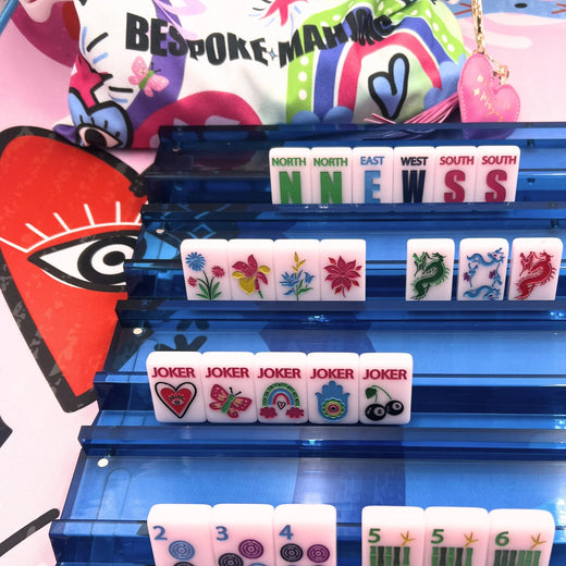 Lucky Charms Mahjong Tiles by Bespoke - Marshmallow Pink