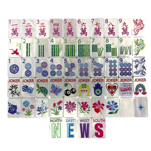 Lucky Charms Aspen Glow Tiles by Bespoke Mahjong