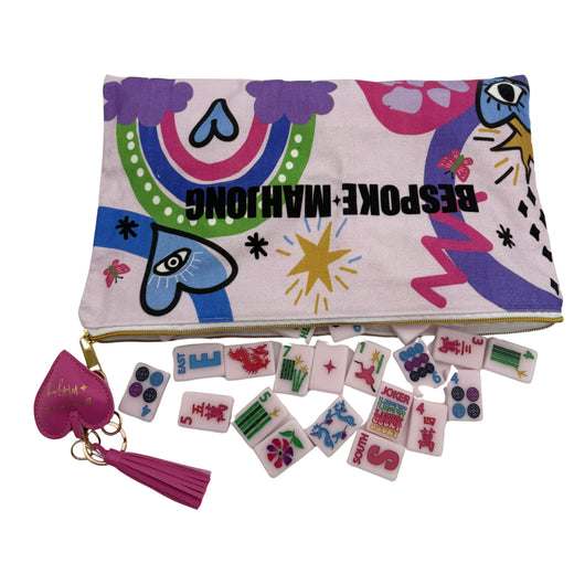 Lucky Charms Mahjong Tiles by Bespoke - Marshmallow Pink