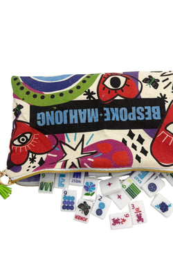 Lucky Charms Mahjong Tiles by Bespoke - Bright White
