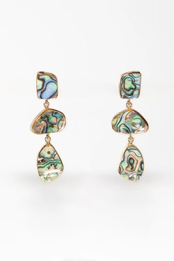 Stacked Abalone Earring