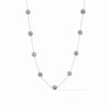Julie Vos, Valencia Delicate Station Necklace - Silver