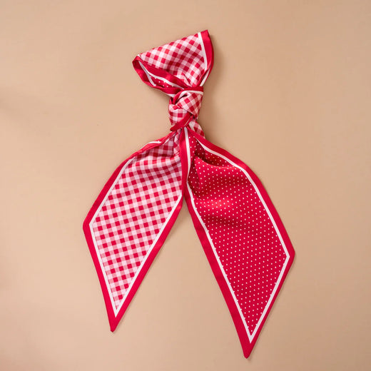 Twirl & Tie Scarf - Sicily Stripes Pink