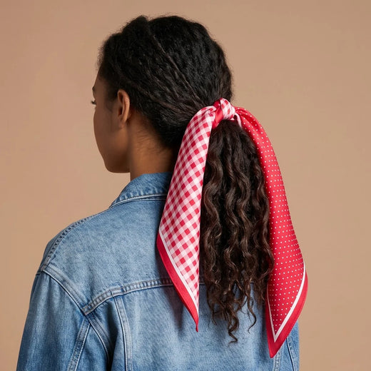 Twirl & Tie Scarf - Sicily Stripes Pink