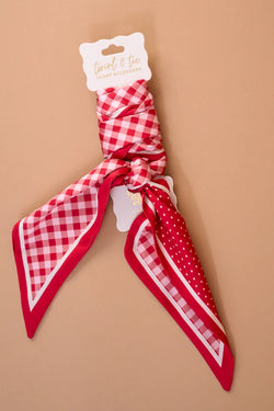 Twirl & Tie Scarf - Sicily Stripes Pink