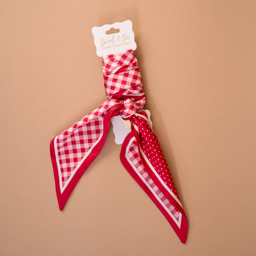 Twirl & Tie Scarf - Sicily Stripes Pink