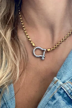 18" Gold Rope Buckle