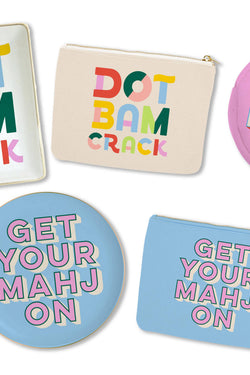 Mahjong Cocktail Napkin - Dot Bam Crack