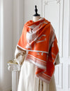 Orange Horse Corral Reversible Wrap