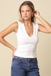 Kenny V-Neck Fitted Tank