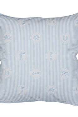 Striped Horse Racing Icons PIllow