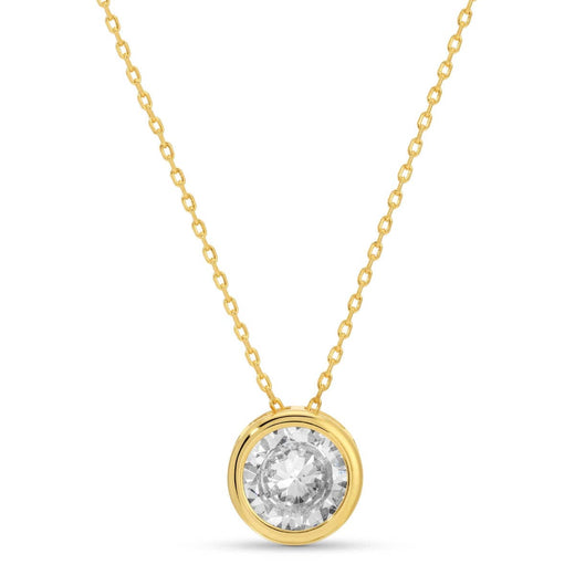 Bold Contemporary Faux Diamond Necklace