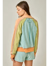 Color Block Zip Up Jacket