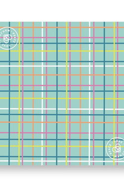 Plaid & Stripes Mahjong Mat