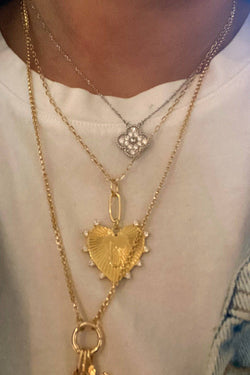 Initial Heart Charm