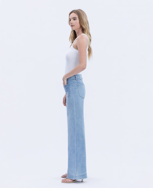 High Rise Trouser Jeans