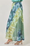 Mixed Print Skirt