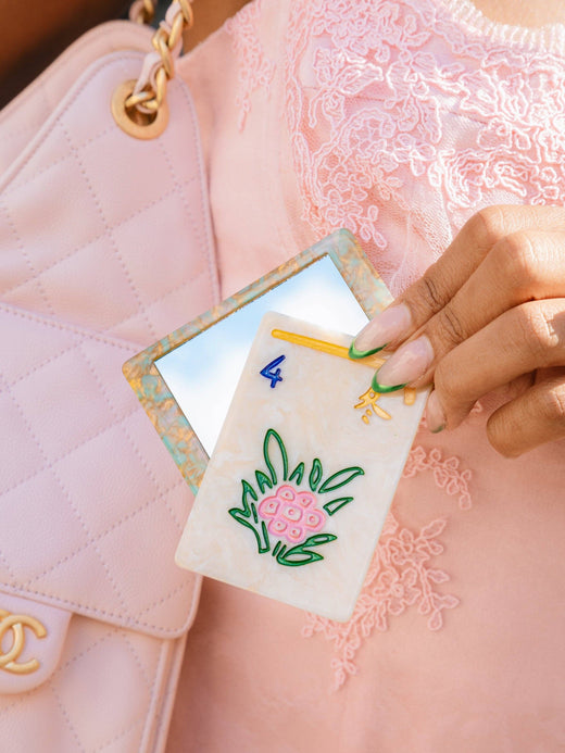 Mahjong Compact Mirror