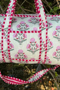 Block Print Duffle