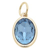 Birthstone Glass Charm