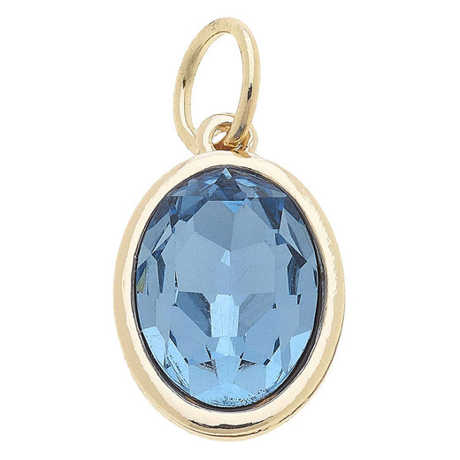 Birthstone Glass Charm