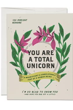 Total Unicorn Greeting Card