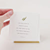 Brass Card Holder by Emily Lex