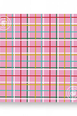 Suagarplum Plaid Mahjong Mat by Peace Love Mahjong