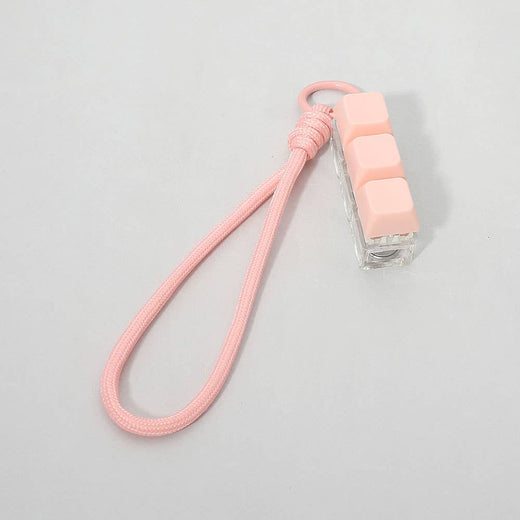 Light Up Stress Relief Keyboard Bag Charm