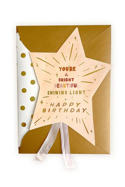 Shining Light Birthday Card