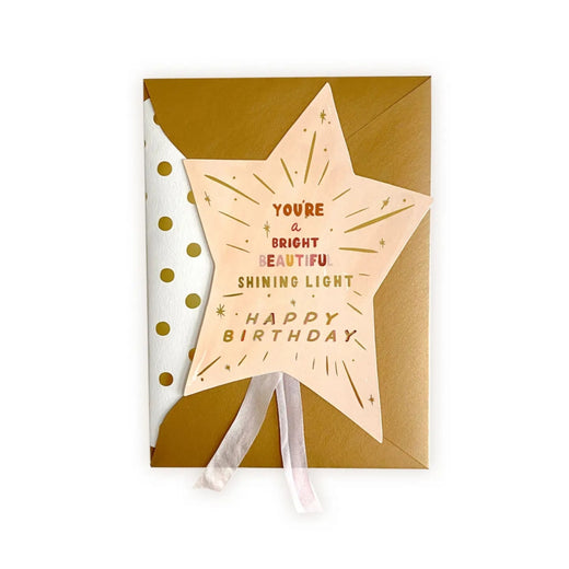 Shining Light Birthday Card