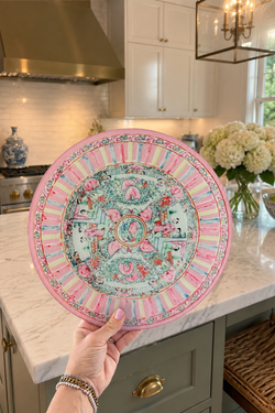 Grandmillennial China Plate Cutting Board
