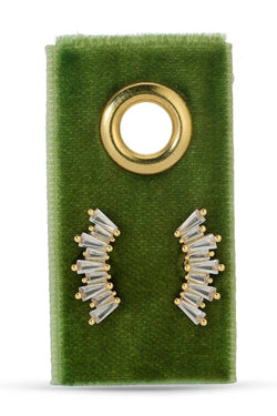 Curved Baguette Studs