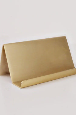 Brass Card Holder by Emily Lex