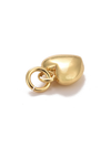 Puff Heart Charm in Gold