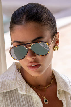 Shay Aviator Sunglasses