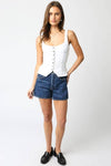 Paloma Button Top