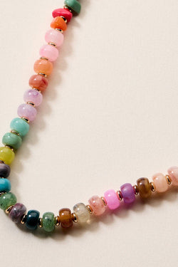 Colorful Resin Beaded Necklace