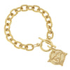 Gold Race Horse Bracelet
