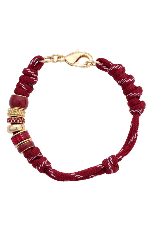 Lottie Multi Bead Paracord Bracelet