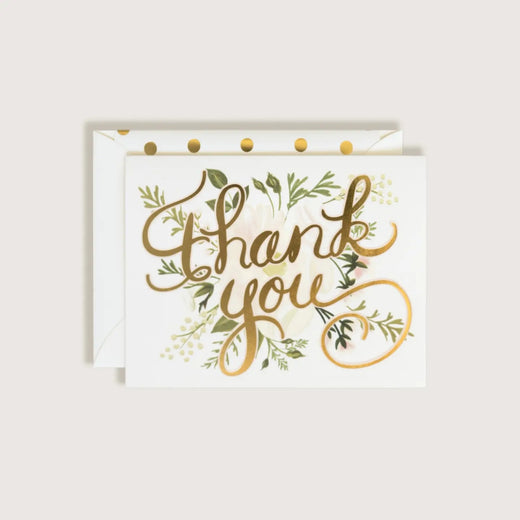 Thank you Flowers Card