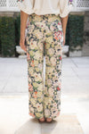 Fall Floral Print Pants
