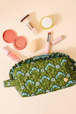Quilted Cosmetic Pouch