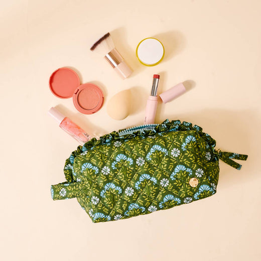 Quilted Cosmetic Pouch