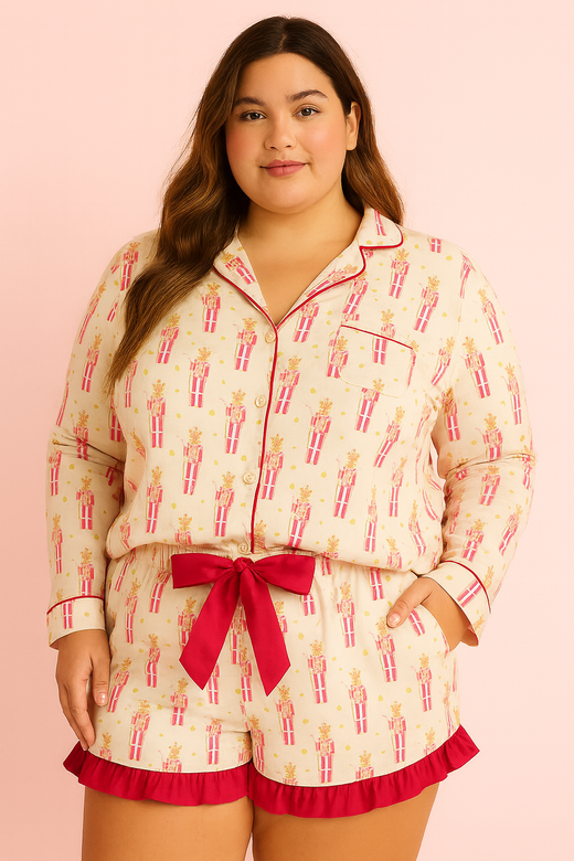 Christmas Pink Nutcracker Pajamas