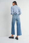 Scissor Cut Wide Leg Jean