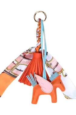 Horse & Tassle Charm  & Scarf Bag Charm