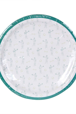 Green Jockeys Paper Plates