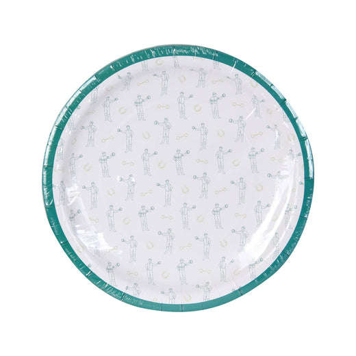 Green Jockeys Paper Plates